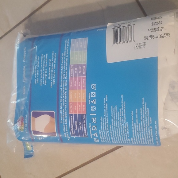 New 10 Pack Fruit of the Loom White Cotton Briefs Womens 10 - Picture 2 of 4